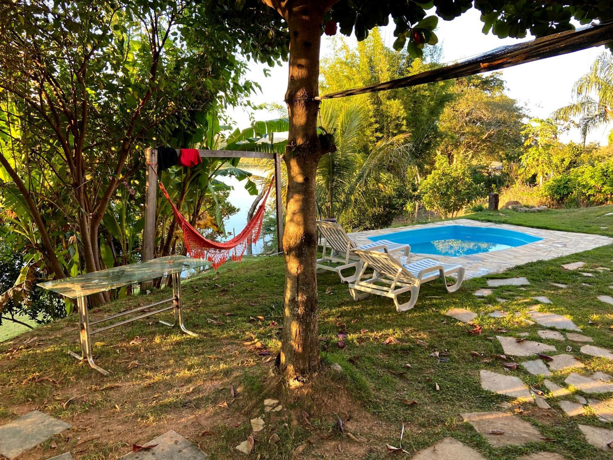 Casa Com Piscina Fundo Pra Represa E Ar Condicionado Casinhabrancadevaranda Ijaci Ngoại thất bức ảnh