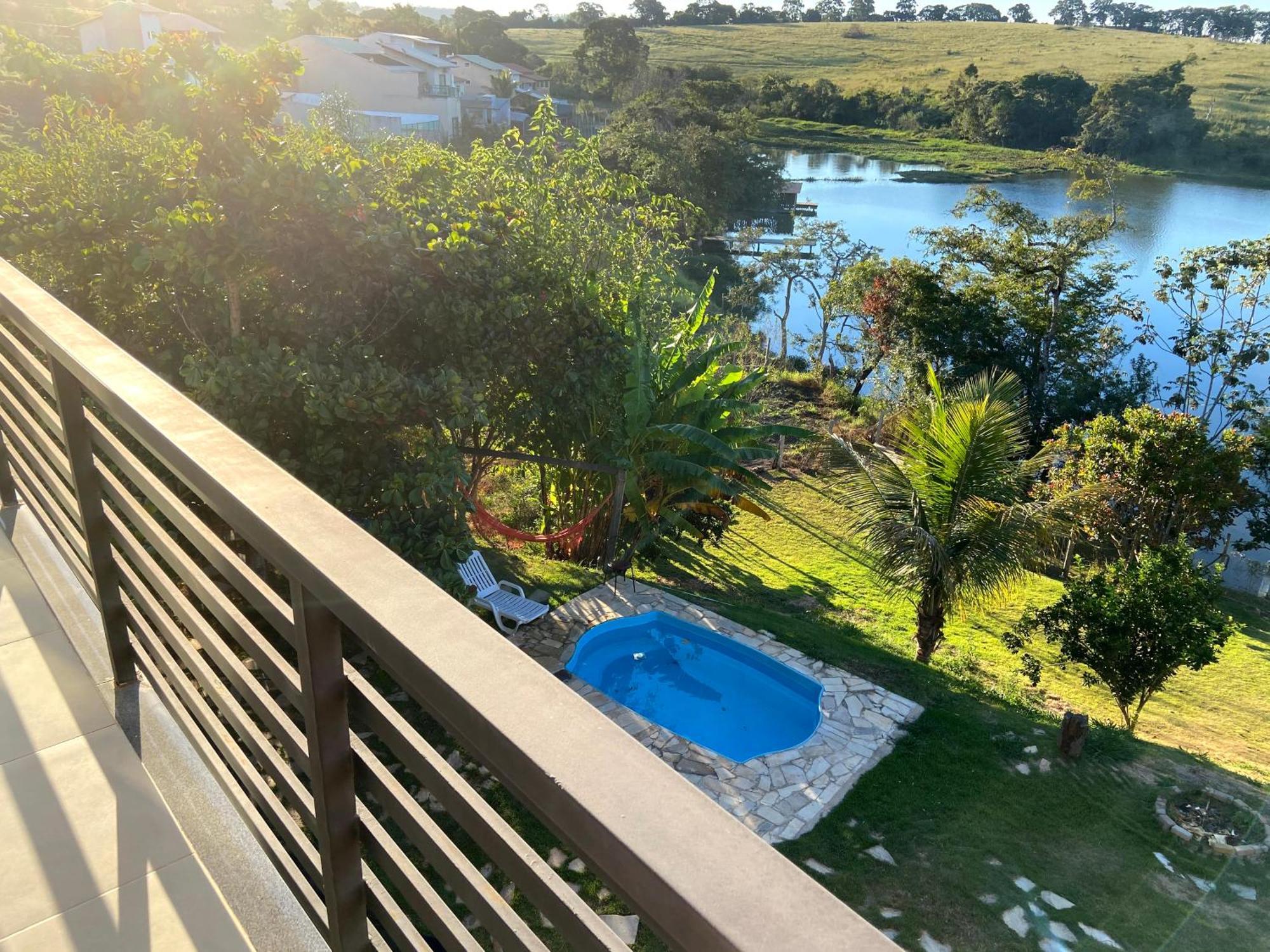 Casa Com Piscina Fundo Pra Represa E Ar Condicionado Casinhabrancadevaranda Ijaci Ngoại thất bức ảnh