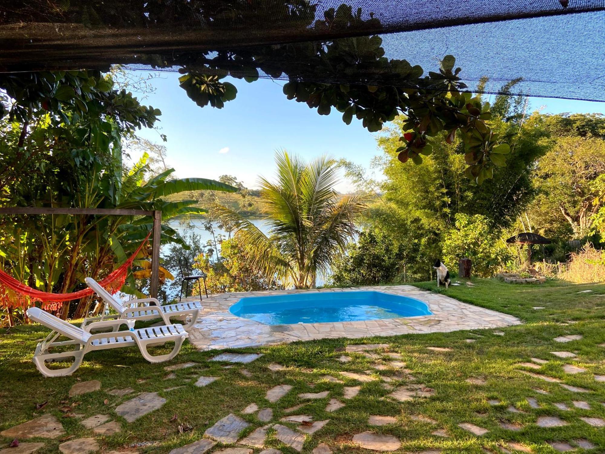 Casa Com Piscina Fundo Pra Represa E Ar Condicionado Casinhabrancadevaranda Ijaci Ngoại thất bức ảnh